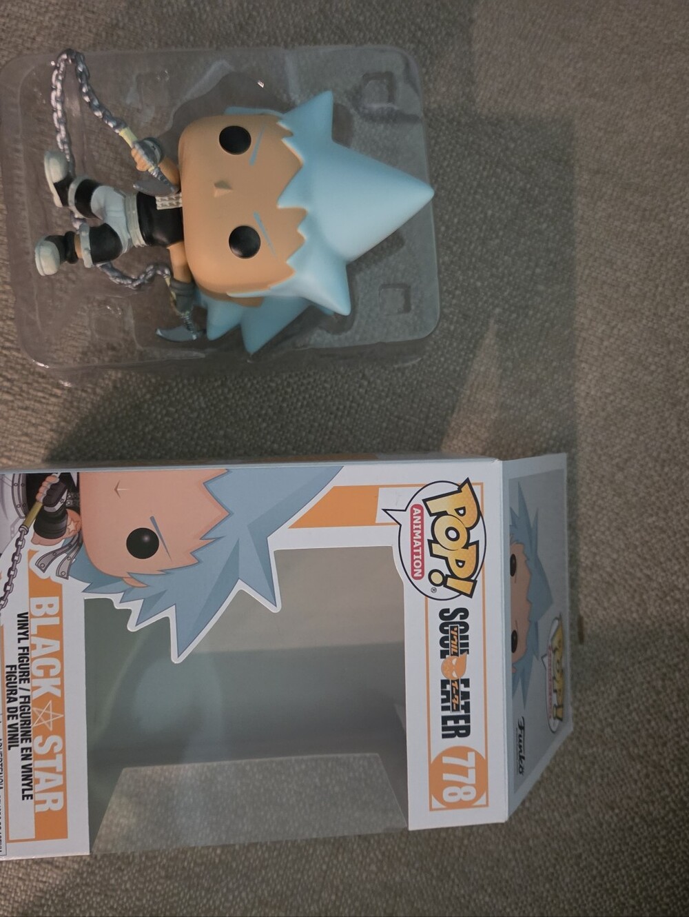 Funko Pop! Animation Soul Eater Black☆Star Box Art - Orange & White - Picture 4 of 4
